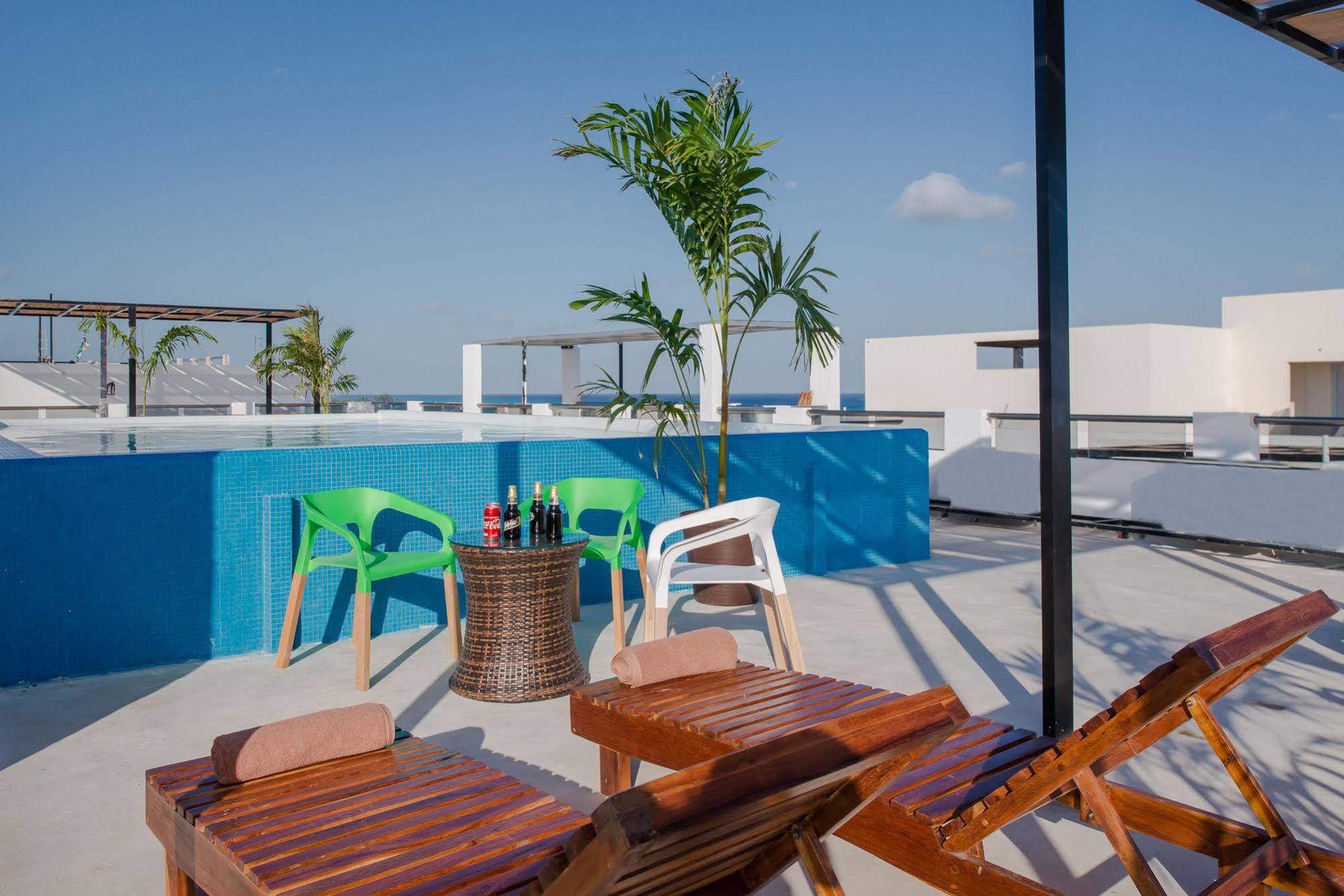 Coral Beach Condo Playa del Carmen Bagian luar foto